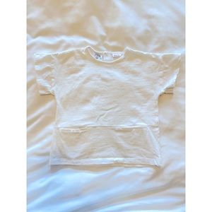 Toddler girl size 2/3 years Zara white shirt